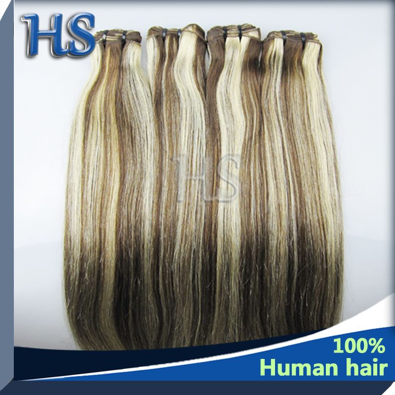 High quality Brazilian hair Silky Straight Mix Color 2-22