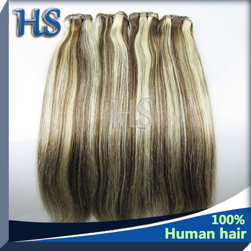 Remy Hair Silky Straight Mix Color 2-22