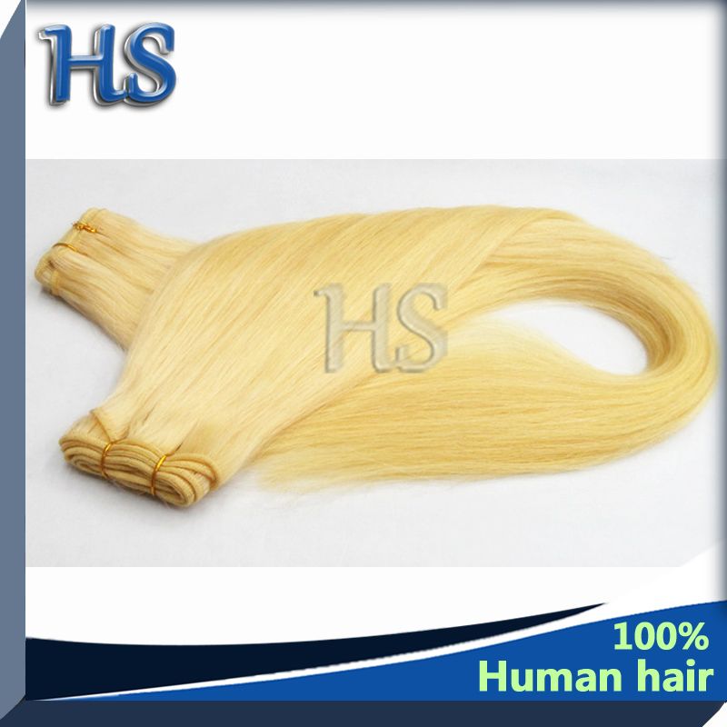 100% Malaysian Human Remy Hair Waving Blonde 613#