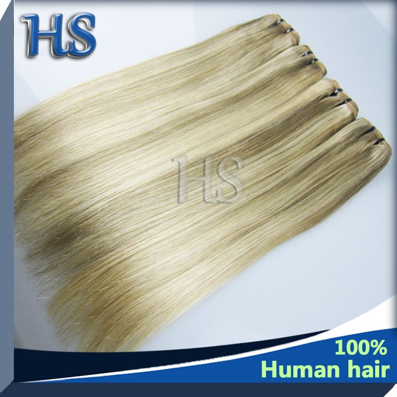 5A grade hair weaving Mix color 8-22 Straight