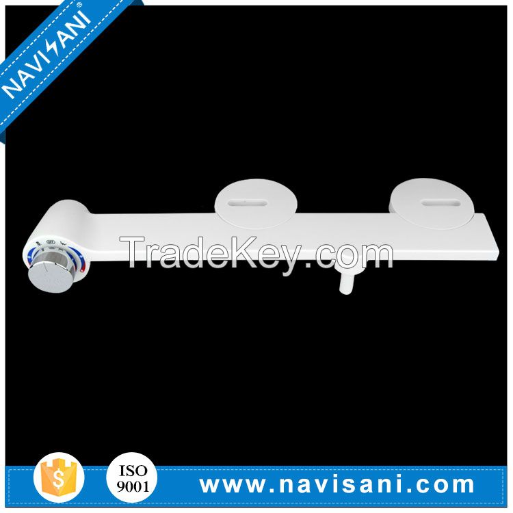 Hygienic toilet bidet self-cleaning nozzle hot and cold water bidet