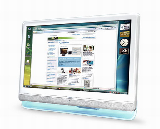 hot sell 21.5 inch touch screen all in one pc