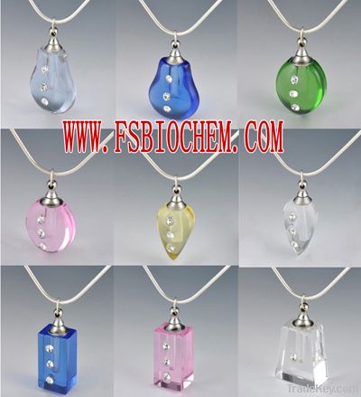 Perfume bottle necklace, perfume bottle pendant, perfume bottle