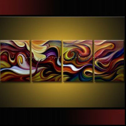 Hand Painted Modern Abstract Art Oil Painting On Canvas