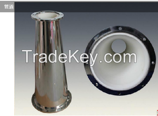 ceramic part for desander or slag separator in paper industry