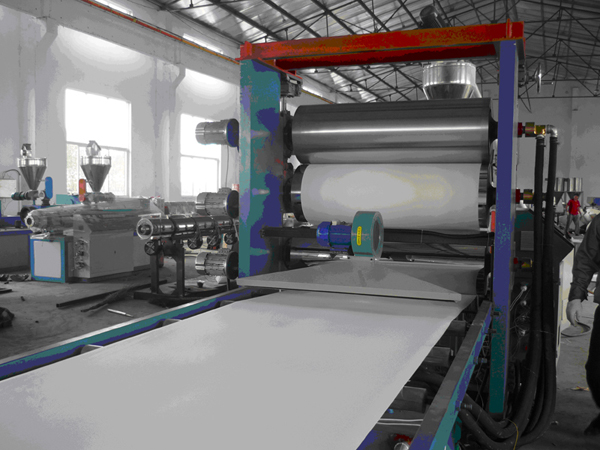PVC plastic sheet extrusion machinery