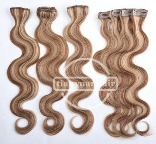 Clip on/in Hair Extension(Remy Human Hair)