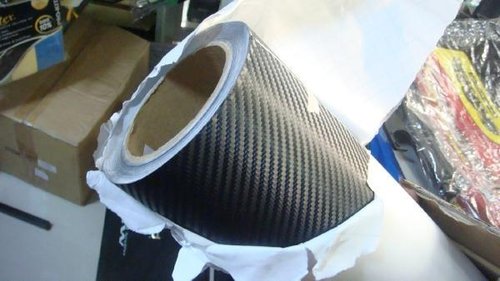 3D carbon fibre vinyl