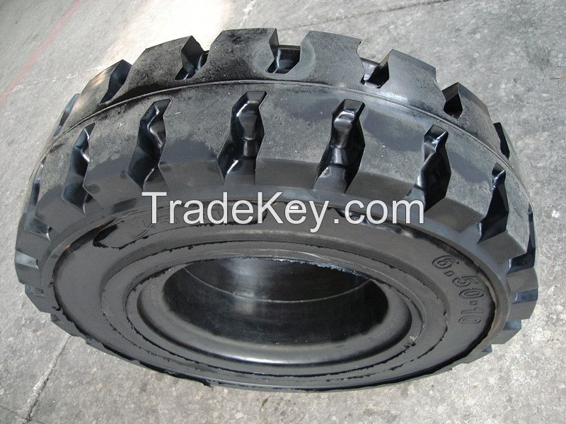 solid forklift tires with wholesale price from l-guard brand