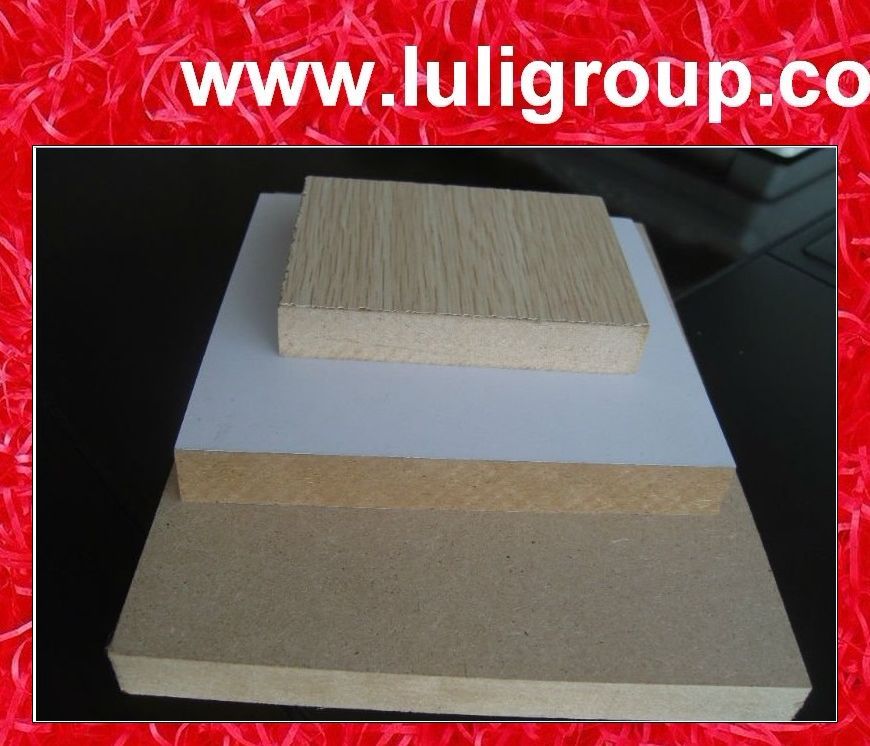 Furniture grade plain MDF , melamine MDF , veneer MDF