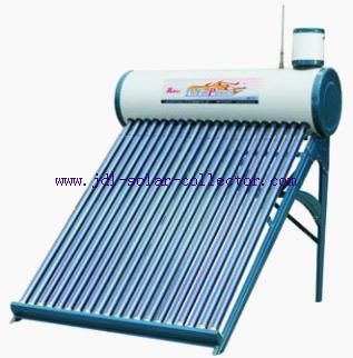 solar water heater with copper coil