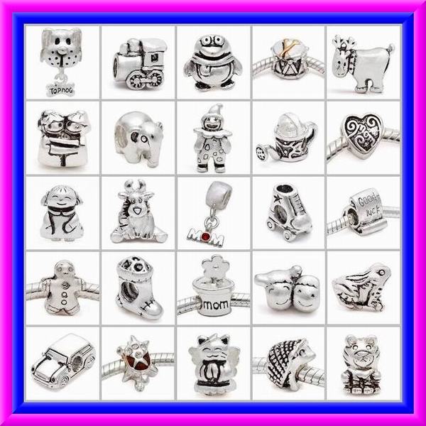 Metal Charm Beads