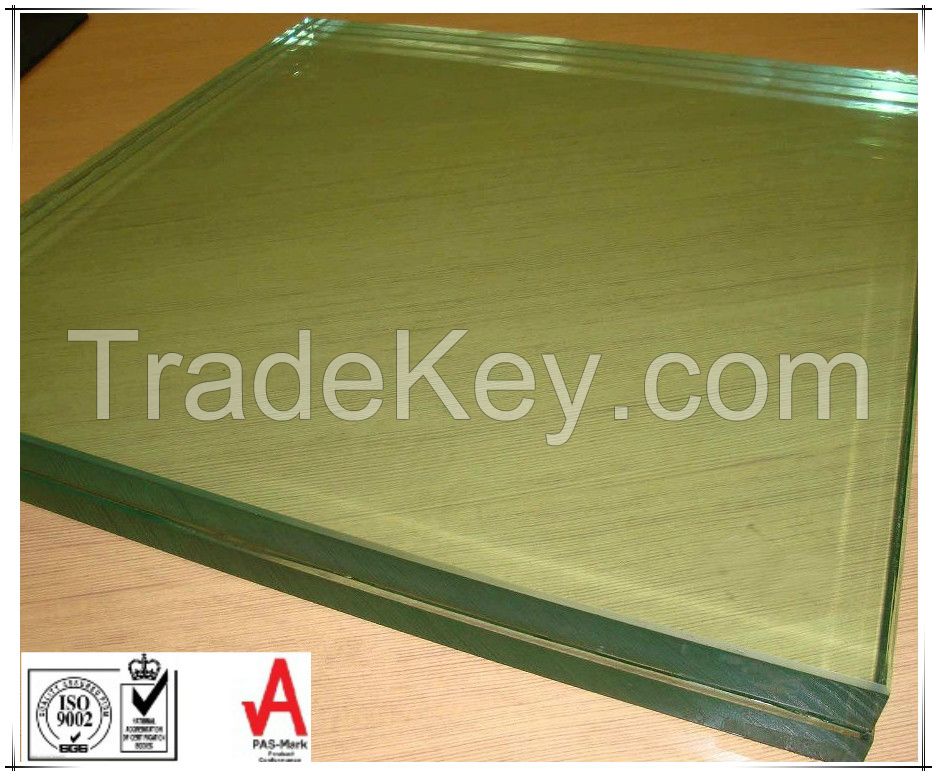 8.38mm toughened safety Laminated glass