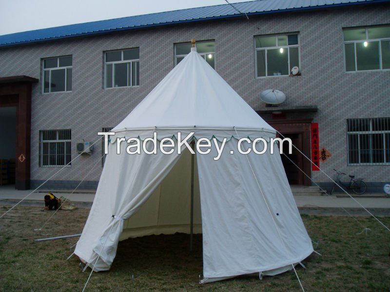 Cotton Canvas Mongolia Yurt