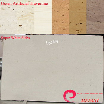 Super White Artificial Travertine (ATU0001)