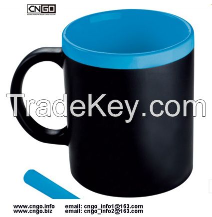 custom logo wholsale ceramic mug coffe mug chalk mug note news mug