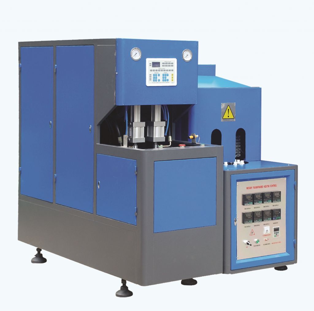 PET semi-automatic blow moulding machine