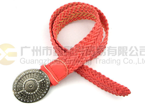 woven leather lady belt