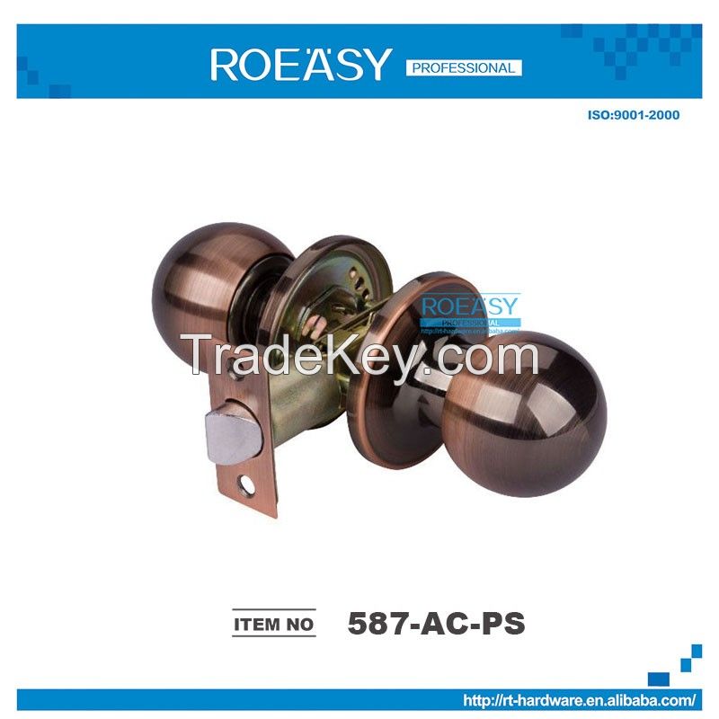 5791 SS-ET Stainless steel Cylindrical knob lock