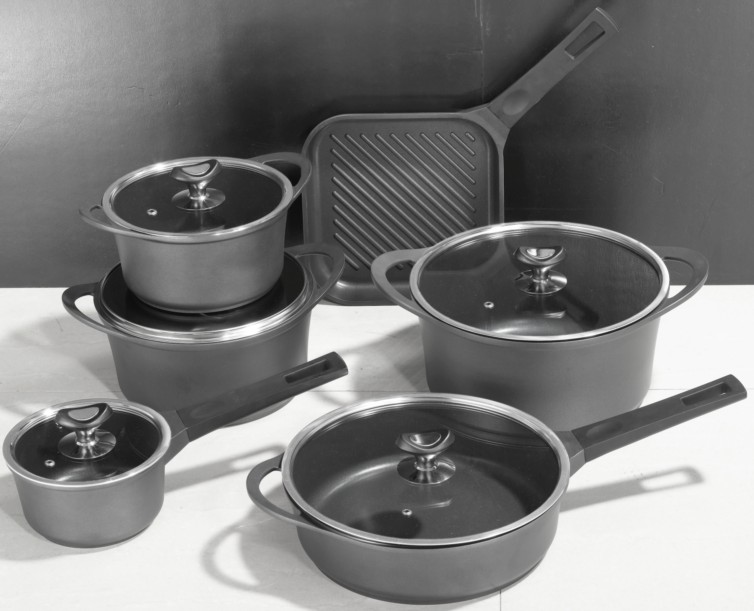 11pcs aluminium nonstick cookware set