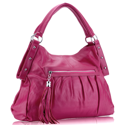 Sasha Rose Red Tassel Pocket Bag 10294