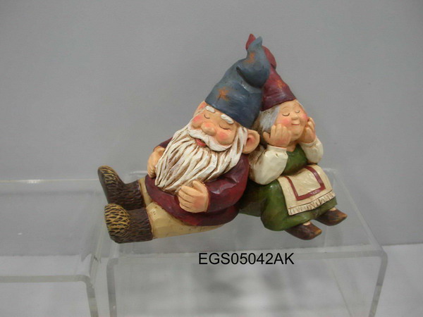 polyresin gnome couples