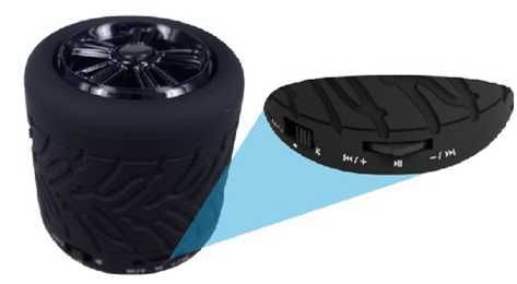 Tire shape Bluetooth speakers