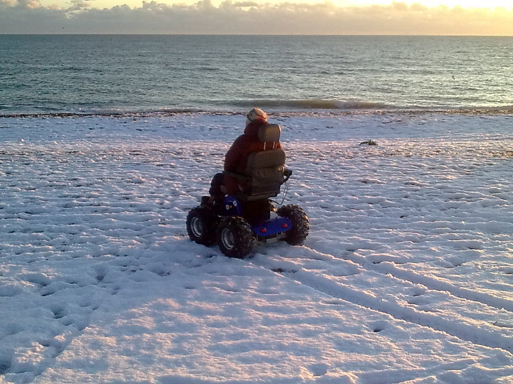 Beach electric wheelchair-1