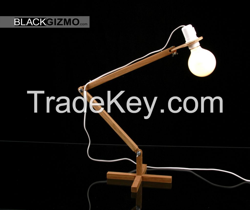 Wooden Tabel Lamp DL020 by BlackGizmo