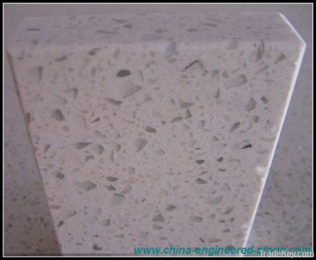 Quartz solid surface slabs