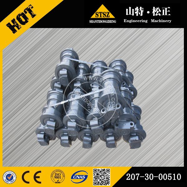 Komatsu excavator PC300-7 full set undercarriage spare parts in stock! PC300-7 front idler 207-30-00161 and track roller 207-30-00510