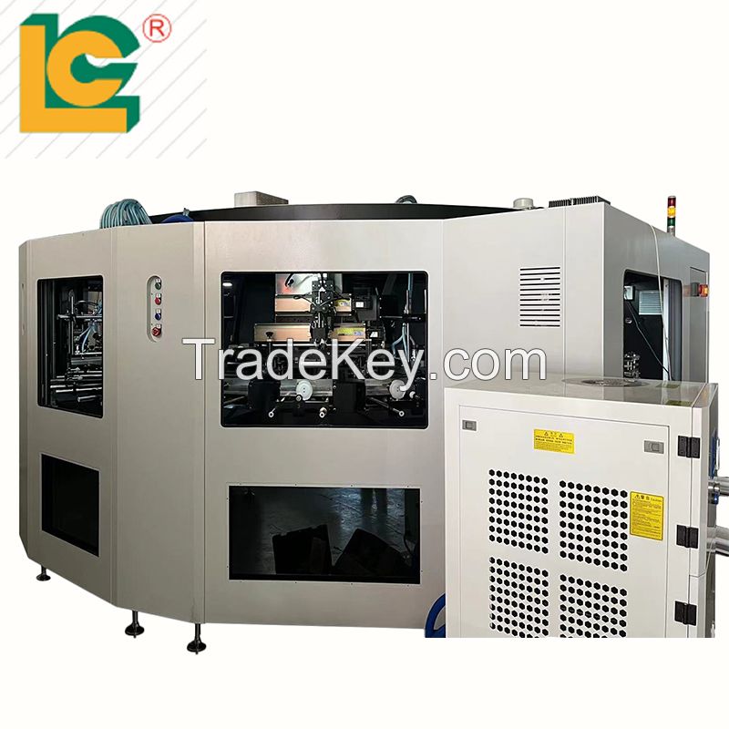 glass bottle automatic LED UV screen printing machine with servo system