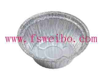 aluminum tray,aluminum foil pan with paper laminated foil cover 