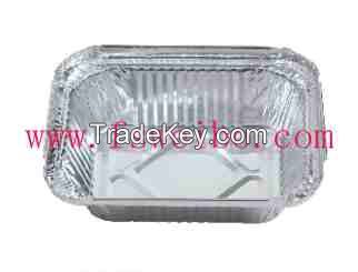 rectangle disposable aluminum foil container for food packing,foil tray wb-130
