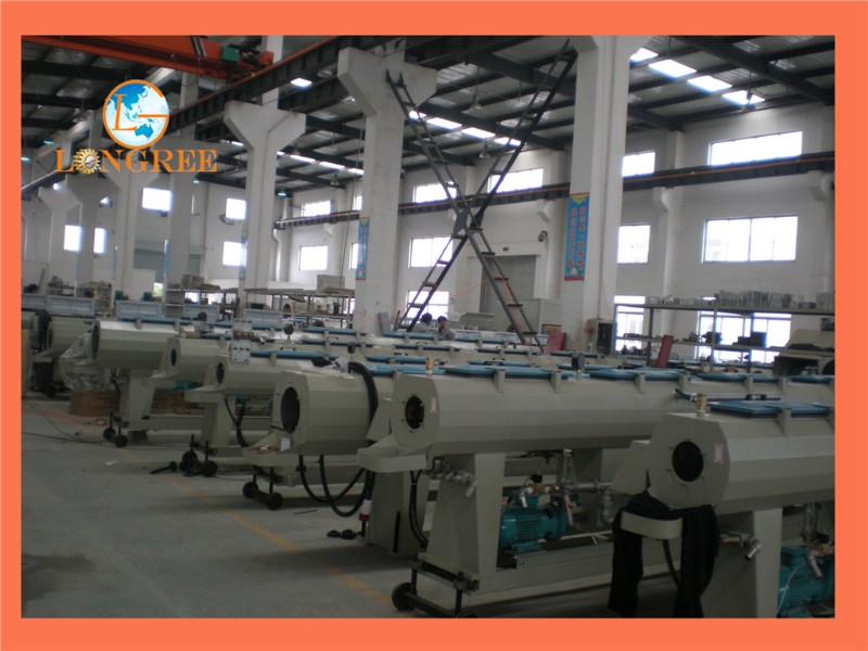 PE PP PVC Pa Single-Wall Corrugated Pipe Extrusion Line