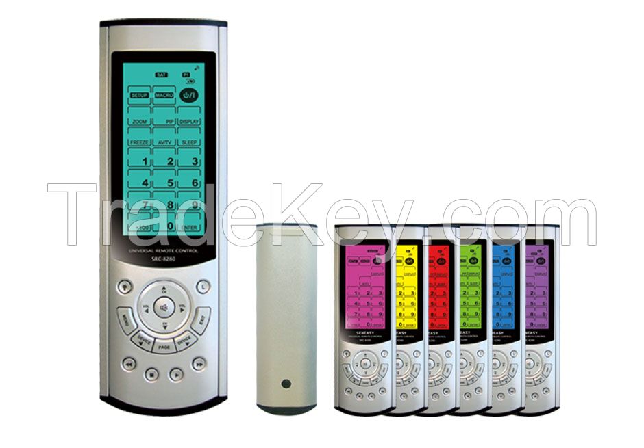 7 color backlight touch screen universal  remote control with learning function