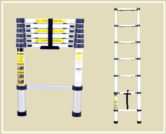 2.0m cat ladder telescopic aluminum ladder with EN131