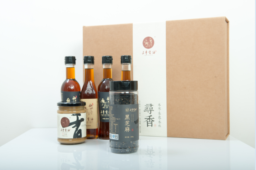 Organic sesame oil gift