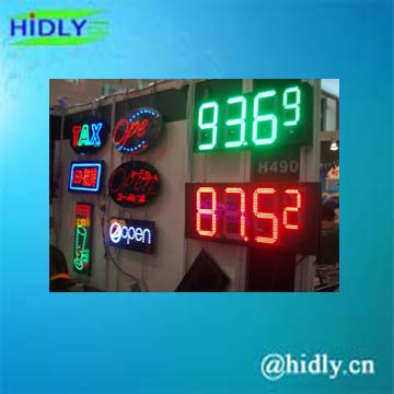 led gas price sign