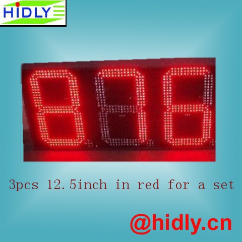 led oil price sign