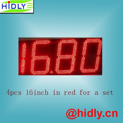 led oil price display