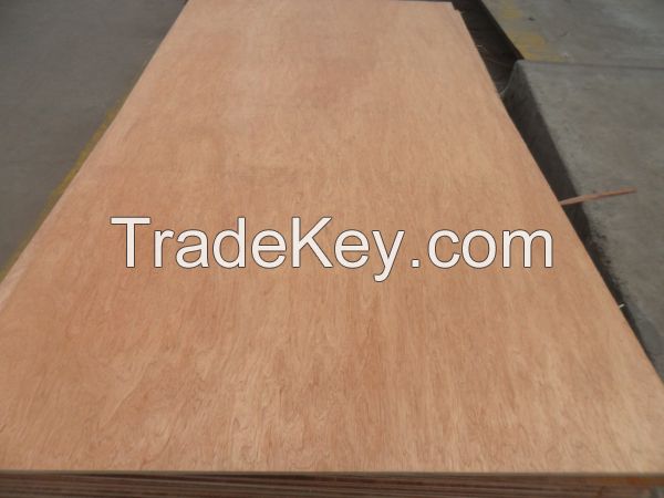 15mm Bintangor Faced Poplar Core Plywood For Commercial Usage