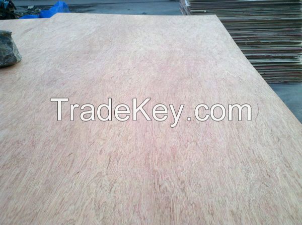 15mm Bintangor Faced Poplar Core Plywood For Commercial Usage