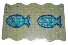 Two Fishes Anti-slip bath mat