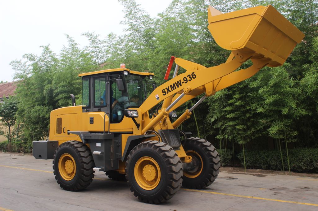 hot sale lowest price Rock Bucket Hydraulic Loader SXMW936 with CE