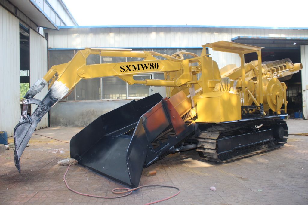SXMW machine crawler mucking loader haggloader used in mining