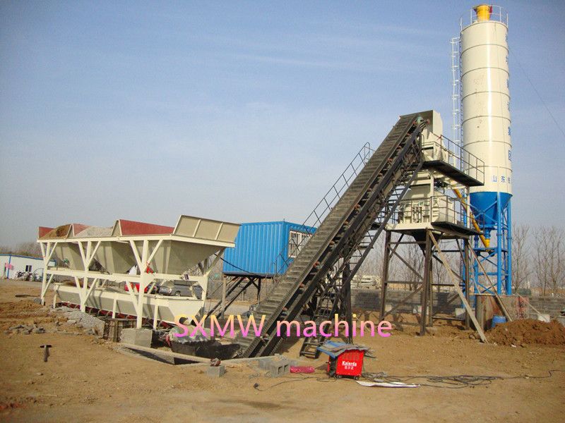 Hzs Sxmw Concrete Batching Plant Or Concrete Mixing Station Or Cement Mixing Plant