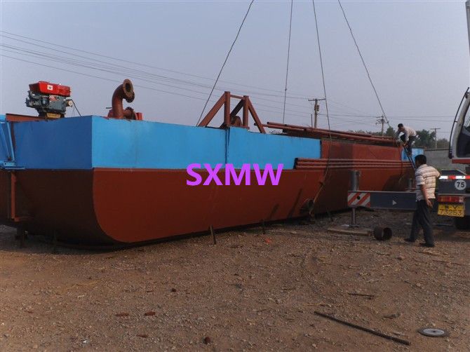 SXMW sand suction dredger with pumping sand
