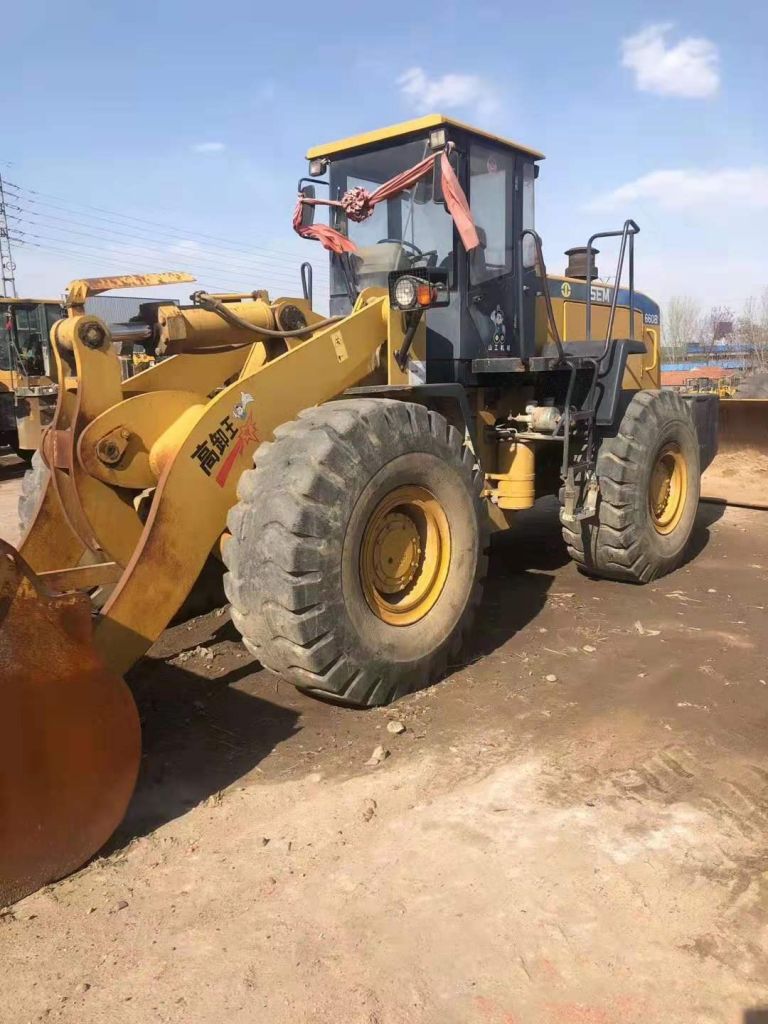 CHIna SEM660B used loaders for 6 ton second loader