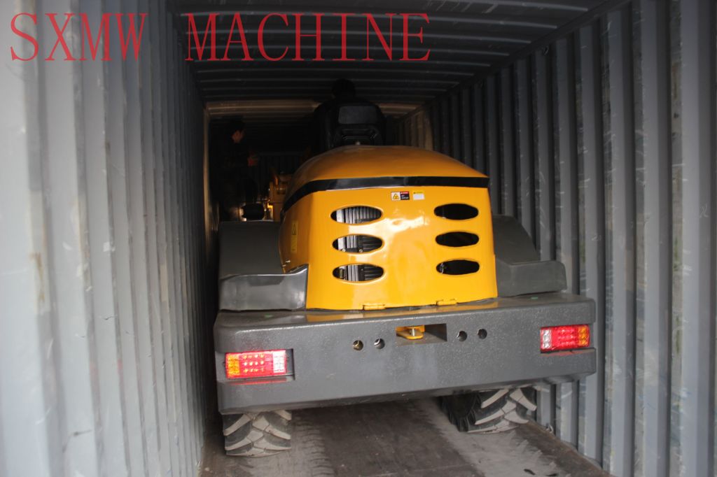 CHINA SXMW MACHINE compact front loader with auto pallet fork